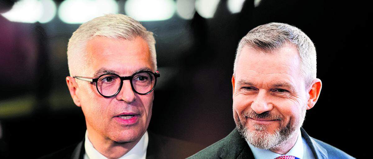 Der pro-westliche Ex-Außenminister Ivan Korcok tritt gegen den früheren Premier Peter Pellegrini an, der vom Fico-Lager unterstützt wird.