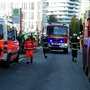 Insgesamt waren rund 150 Rettungskräfte im Einsatz, darunter Höhenretter und ein Technischer Zug der Freiwilligen Feuerwehr