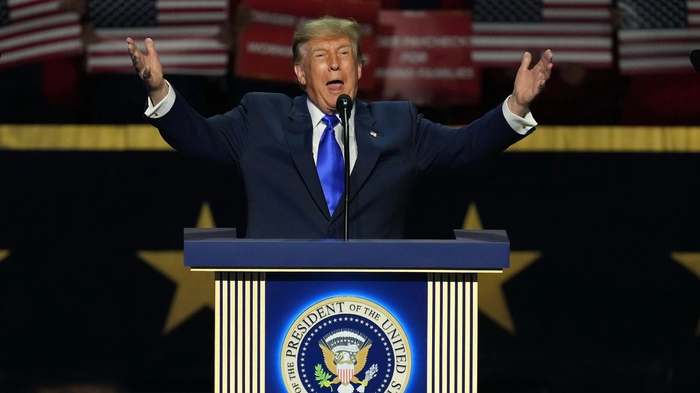 Beim Parteitag in Dallas versucht Trump derzeit, die republikanischen Wähler zu animieren. Der Partei droht bei den Midterms eine Niederlage