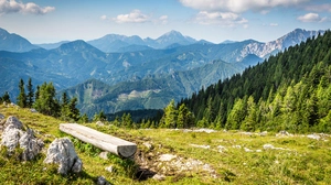 Die Aussicht vom Hochobirgebirge, wo sich das Wildererdrama in der Zwischenkriegszeit zugetragen hat. 