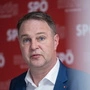 Andreas Babler während einer Pressekonferenz der SPÖ anlässlich der bevorstehende Gemeinderats- und Bürgermeisterwahl in Innsbruck