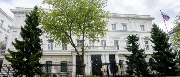 Russische Botschaft entschuldigt sich für Störgeräusch (Archivbild)