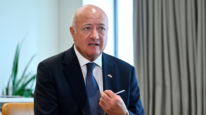 Bundeskanzler Christian Stocker (ÖVP) am Dienstag, 22. September 2026, im Rahmen eines Interviews mit der APA-Austria Presse Agentur anl. der 81. UNO-Generalversammlung in New York.