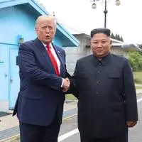 2019 trafen sich Trump und Kim im nord- und südkoreanischen Grenzgebiet