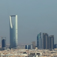 Das Kingdom Centre in Riad (Saudi-Arabien)