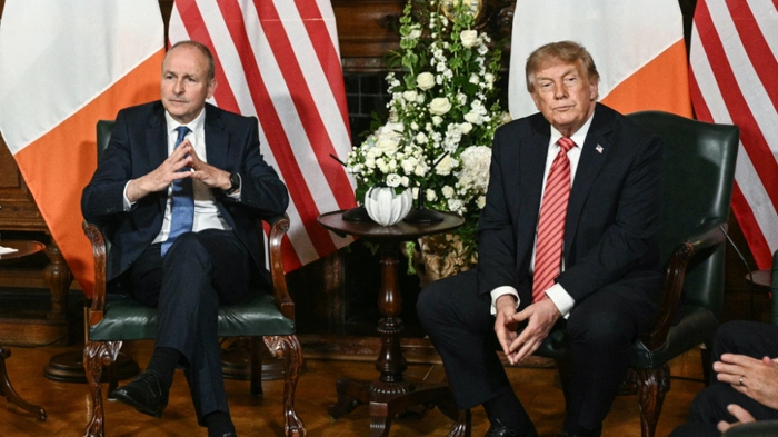 Trump konferierte in Dublin mit Premier Martin