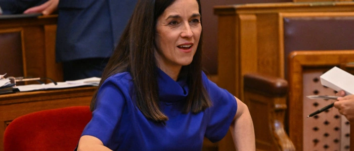 Ungarns Außenministerin Anita Orbán