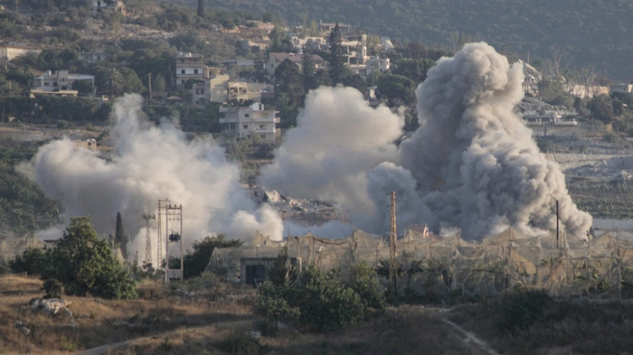 This picture taken from an area on the outskirts of the southern Lebanese city of Tyre shows smoke rising from the site of an Israeli airstrike that targeted the nearby area of al-Mansouri on September 2, 2026. Lebanon was drawn into the Middle East war on March 2, when pro-Iran Hezbollah launched rockets towards Israel in response to US-Israeli strikes that killed Iranian supreme leader on February 28, 2026. Despite a November 2024 ceasefire that was supposed to end more than a year of hostilities between Israel and the Iran-backed Hezbollah group, Israel has kept up strikes on Lebanon and has maintained troops in areas in southern Lebanon it deems strategic. (Photo by KAWNAT HAJU / AFP) /