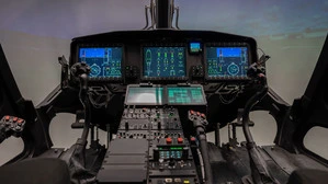Die AW169-Hubschrauber sind mit Autopilot ausgestattet. Wird der ausgeschaltet, wird es auch im Simulator holprig. 