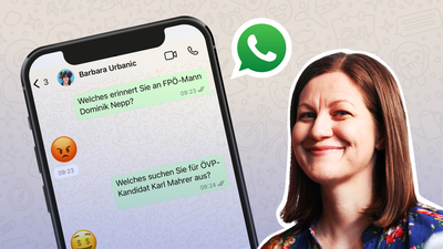 KPÖ-Kandidatin Urbanic, die gemeinsam mit "Links“ antritt, „sprach“ mit uns via „WhatsApp“. 