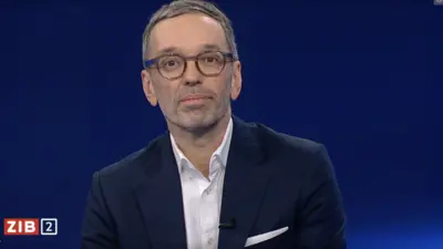„ZIB 2“ mit Studiogast Herbert Kickl (ohne Armin Wolf) interessierte am 3. März im Schnitt 523.000 Seher