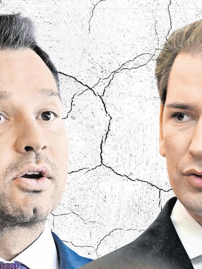 Ex-Öbag-Chef Schmid und der frühere Kanzler Kurz | Ex-Öbag-Chef Schmid und der frühere Kanzler Kurz