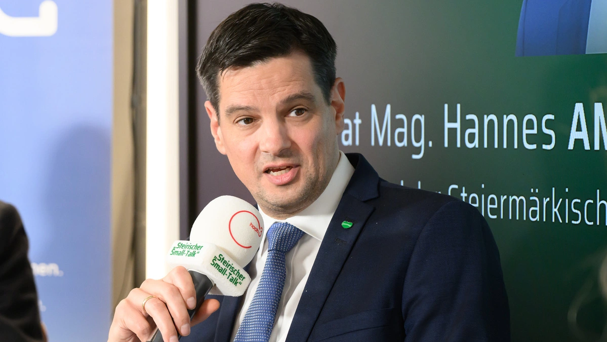 FPÖ-Landesrat Hannes Amesbauer (r.) und Thomas Prantner