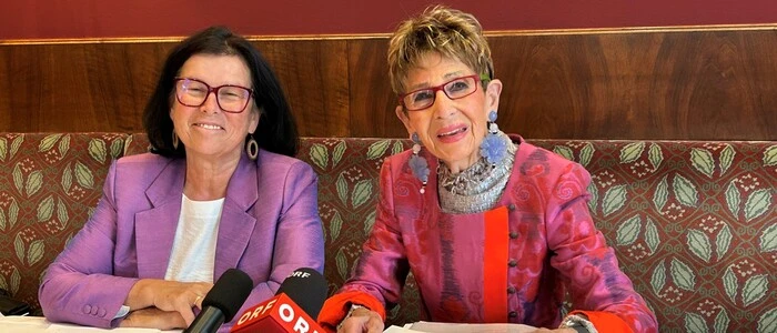 Die Vorsitzende des Pensionistenverbands Birgit Gerstorfer (l.) und Seniorenbund-Obfrau Ingrid Korosec