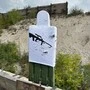 Neben Papierzielscheiben schießt man in Felixdorf auch auf eine „bewaffnete Person“.