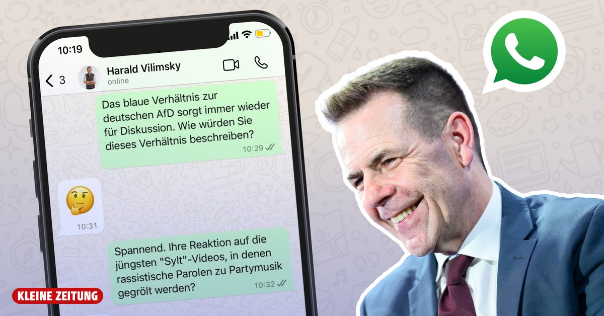 Emoji-Interview „Ohne Worte“:Wie Kandidat Vilimsky das FPÖ-Verhältnis zur ...