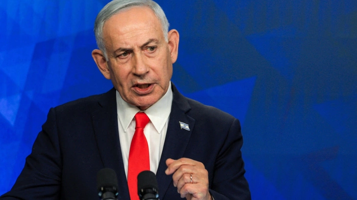 Israel's Prime Minister Benjamin Netanyahu gives a news conference in Jerusalem on June 15, 2026. Netanyahu said on June 15 that he intended to run in elections scheduled for later this year, as he faced domestic criticism over his handling of the Middle East war and its aftermath. (Photo by RONEN ZVULUN / POOL / AFP)