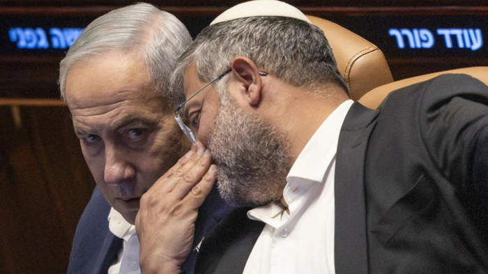 Israels Premier Netanyahu mit Sicherheitsminister Ben Gvir