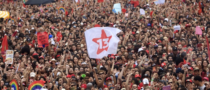 "Marsch für die Demokratie" in São Paulo