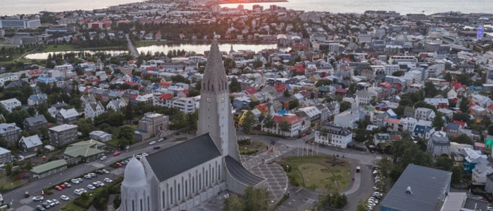 Reykjavik am Tag des EU-Referendums