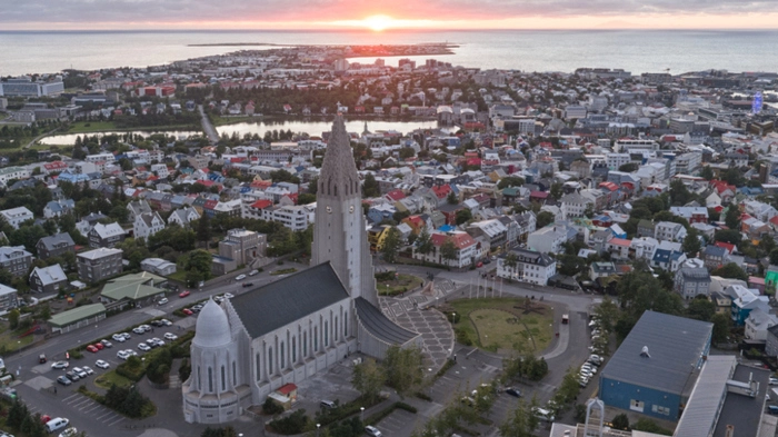 Reykjavik am Tag des EU-Referendums