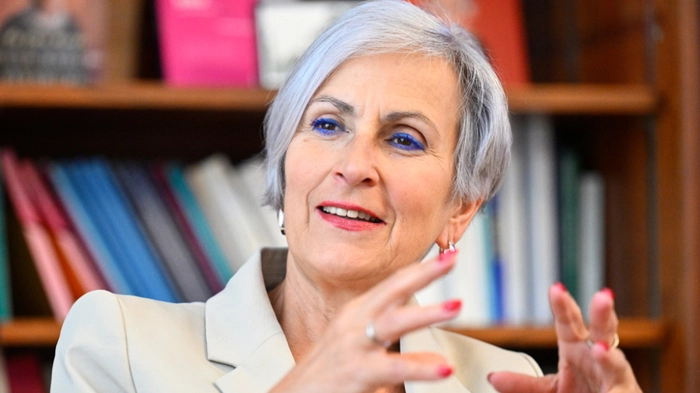 Justizministerin Anna Sporrer (SPÖ) am Dienstag, 21. Juli 2026, im Rahmen eines Interviews mit der APA-Austria Presse Agentur in Wien.