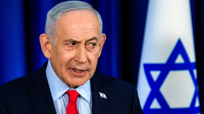 (FILES) Israeli Prime Minister Benjamin Netanyahu speaks during a press conference in Jerusalem on March 19, 2026. Netanyahu on August 9, 2026 rejected a US-led Gaza plan endorsed by Hamas, putting distance between himself and President Donald Trump as he tries to shore up his base ahead of close elections. (Photo by Ronen Zvulun / POOL / AFP)