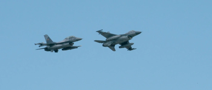 Drohne wurde von F16-Jet abgeschossen (Archivbild)
