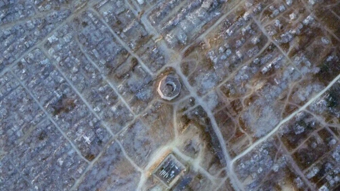 Satellitenbild der Stadt Beit Lahia vom Juni (Archivbild)