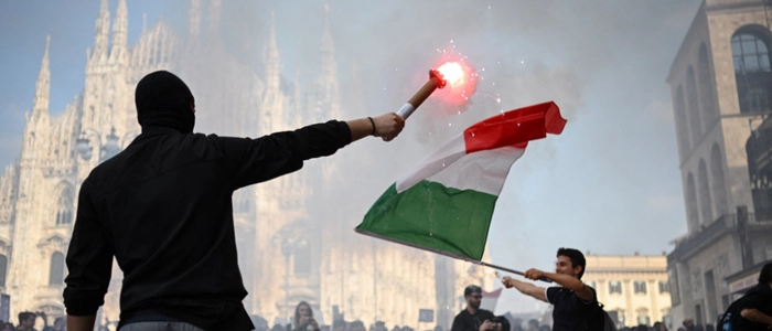 Auch in Italien kommt es seit Tagen zu Protesten
