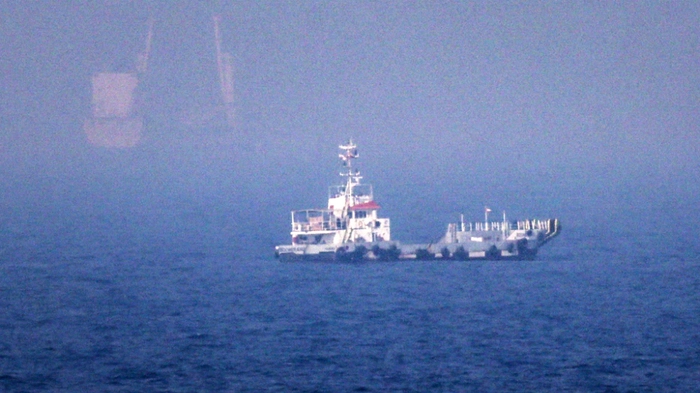 Schiffe in der Straße von Hormuz