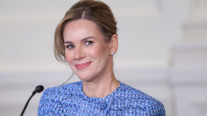 Polens First Lady Marta Nawrocka (Archivbild)