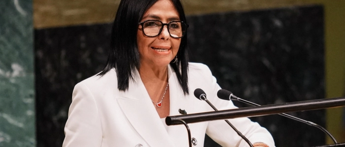 Delcy Rodriguez sprach vor der UNO