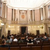 Im großen Schwurgerichtssaal in Wien wird diese Woche nicht verhandelt