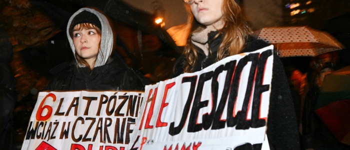 "Pro Choice"-Demo in Warschau