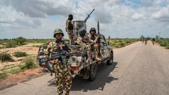 Nigerianische Soldaten im Nordosten des Landes