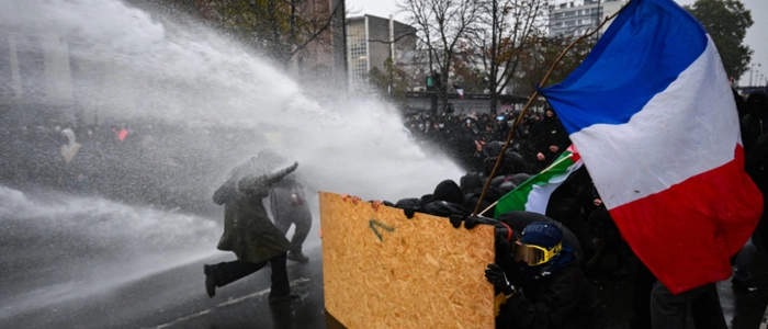 In Frankreich gab es am Samstag fast 1.000 Festnahmen