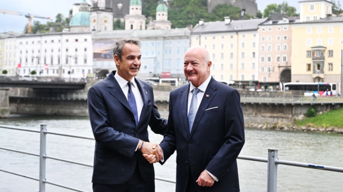 Mitsotakis und Stocker: Gemeinsamer Kurs gegen illegale Migration