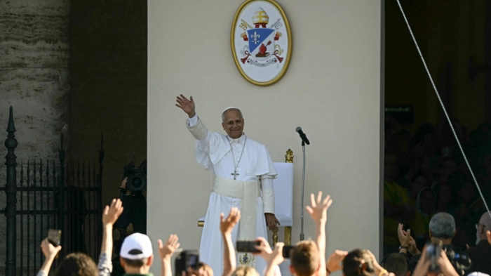 Papst Leo bei Jugendtreffen in Assisi
