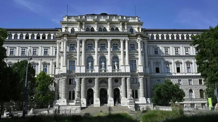 ++ THEMENBILD ++ Illustration Gesetz/Justiz: Im Bild: Der Wiener Justizpalast, aufgenommen am Donnerstag 03. Juli 2025.