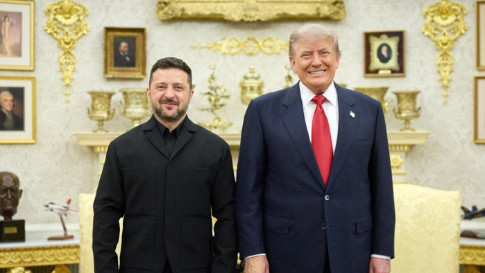 Selenskyj sprach von einem "guten Treffen" mit Trump