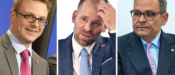 Peter Puller, Gerald Grosz und Rudi Fußi treten vor oder hinter den Kulissen als Wahlhelfer und Berater auf