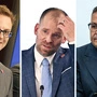 Peter Puller, Gerald Grosz und Rudi Fußi treten vor oder hinter den Kulissen als Wahlhelfer und Berater auf