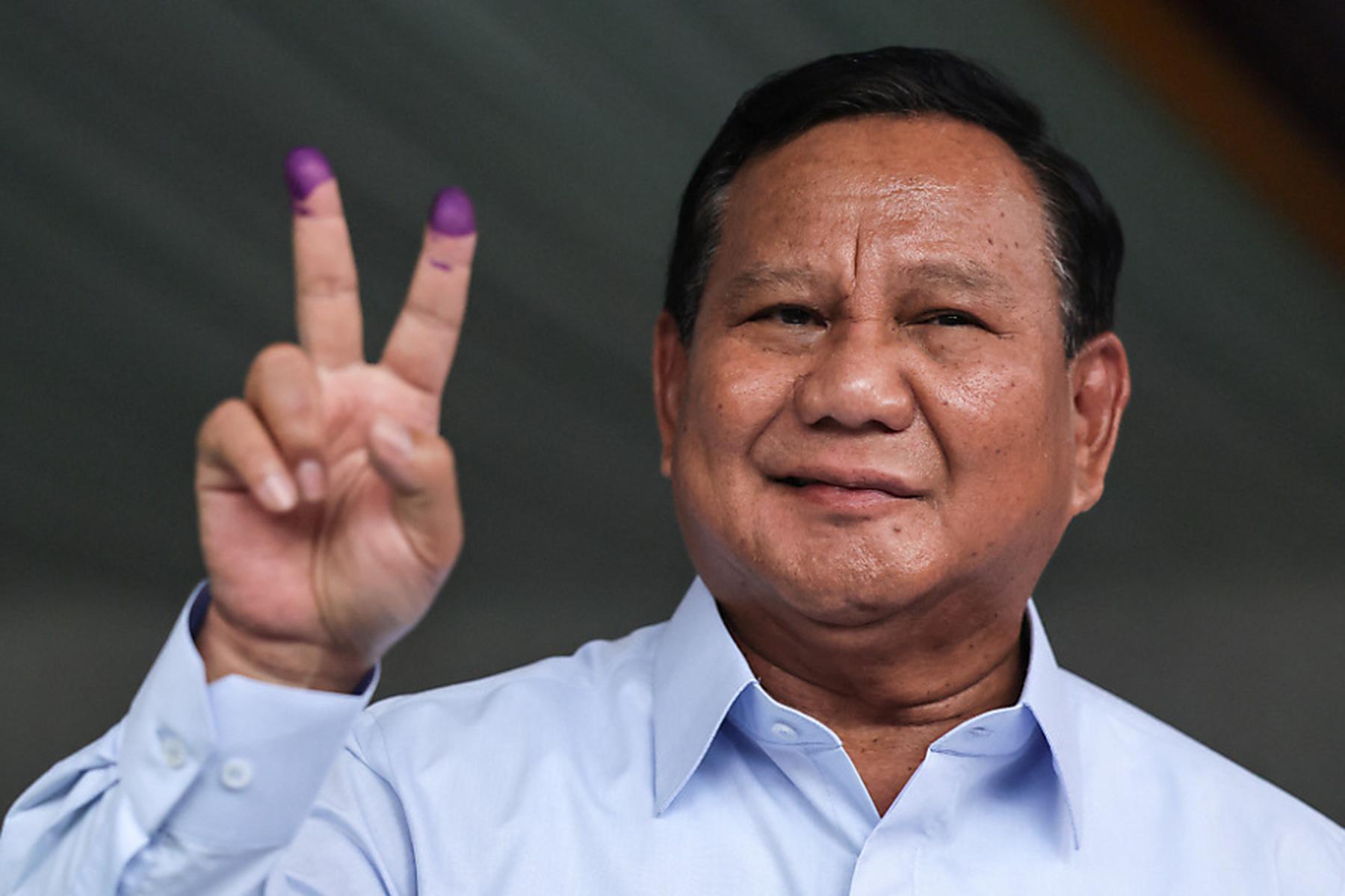 Jakarta: Ex-General bei Präsidentenwahl in Indonesien in Führung