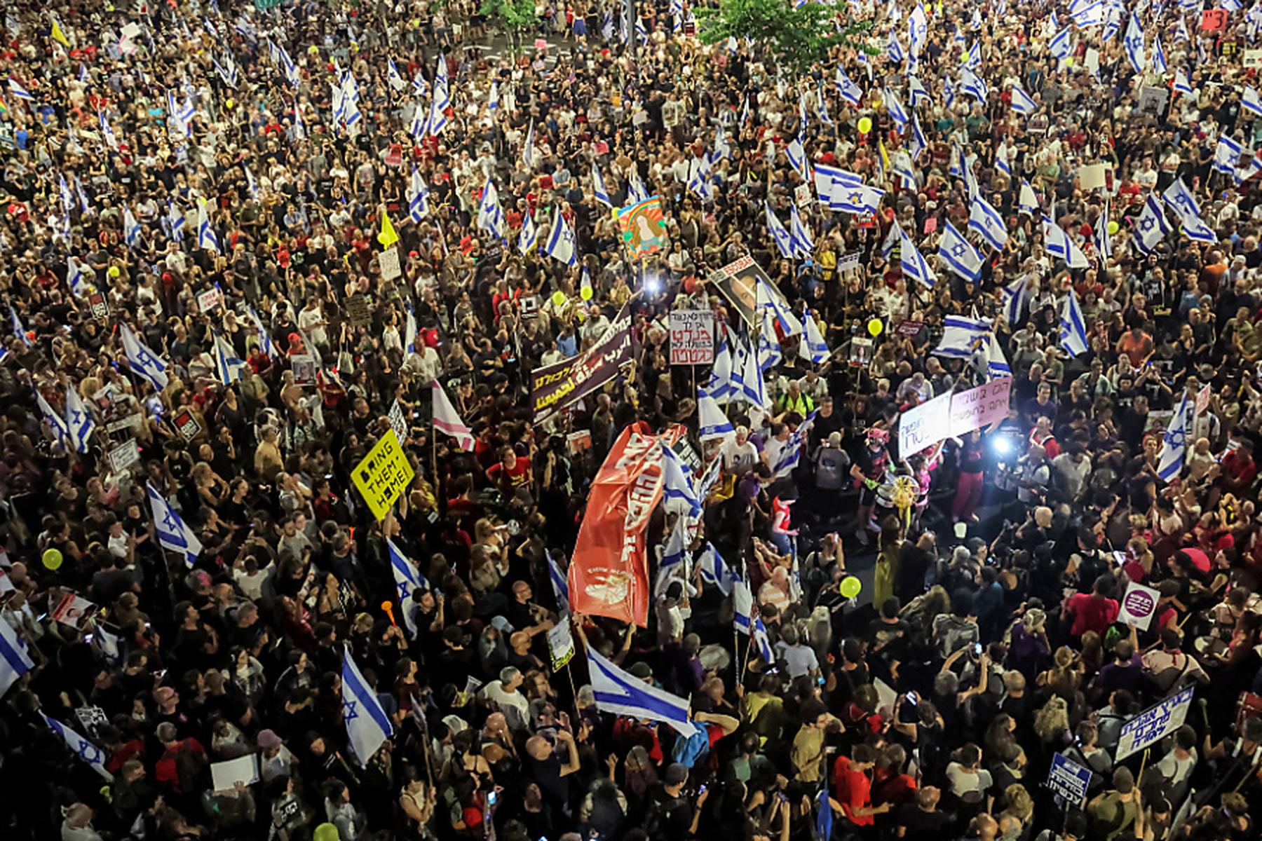 Tel Aviv: Demonstrationen für Geisel-Deal in Israel