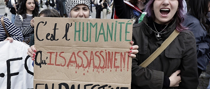 Auch in Frankreich mehren sich pro-palästinensische Proteste | Pro-Palästinenisische Proteste werden von linksextremen Milieus befeuert. 