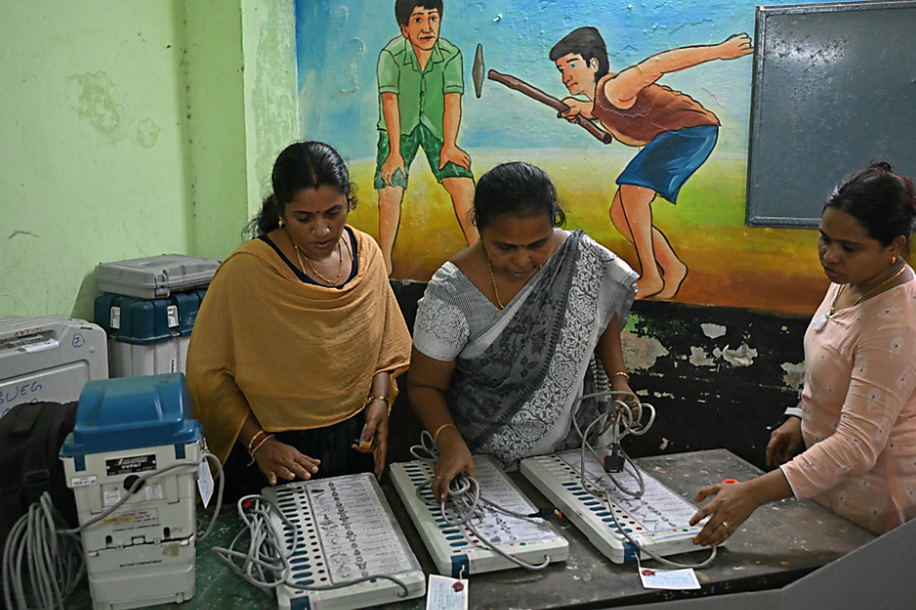 Neu-Delhi: Parlamentswahl in Indien beginnt