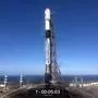 Die Rakete SpaceX Falcon 9 hob in Vandenberg ab | Die Rakete SpaceX Falcon 9 hob in Vandenberg ab