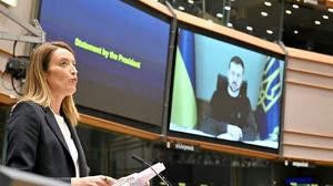 Metsola fordert mehr Unterstützung für die Ukraine | Metsola fordert mehr Unterstützung für die Ukraine