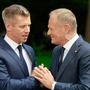 Sehr freundlicher Empfang für Magyar durch Tusk in Polen | Sehr freundlicher Empfang für Magyar durch Tusk in Polen